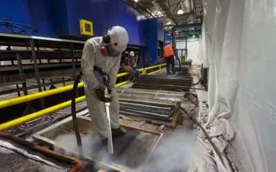 The Benefits of Dry Ice Blasting for Warehouse Conveyors and Distribution Equipment